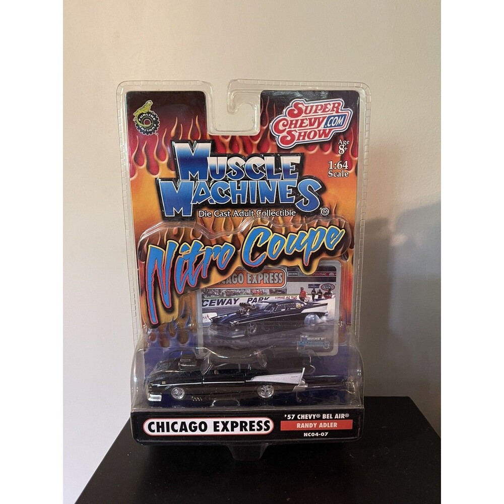 Muscle Machines Nitro Coupe Chicago Express 57 Chevy Bel Air  Super Chevy Show